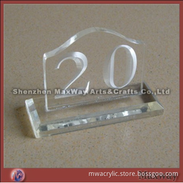 High transparent acrylic gift/present/award with logo